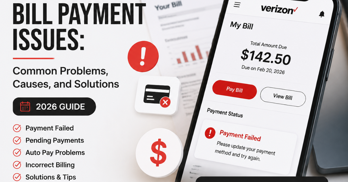 Verizon Bill Payment Issues Guide 2026